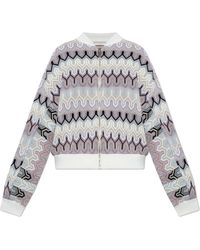 Akep - Truien & Vesten ,Veelkleurig ,Nylon Lurex Thread Cardigan - Lyst