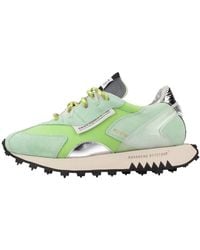 RUN OF - Schoenen ,Groen ,Leer Apple Pie W Deportivo Sneakers - Lyst
