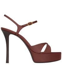 Saint Laurent - High Heel Sandals - Lyst