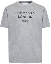 RICHMOND - Herren T-Shirt Mit Druck London 1988 - Lyst