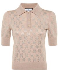 Philipp Plein - Truien & Vesten ,Wol Knitted Strass Polo-Neck Ss Monogram - Lyst