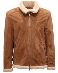 Bully - Jassen ,Bruin ,Shearling Jacket Model 5562 - Lyst