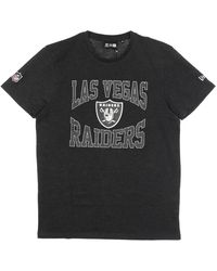 KTZ - Tops ,Zwart ,Katoen Las Vegas Raiders Logo Tee - Lyst