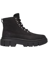 Timberland - Field Mid Leren Laarzen - Lyst