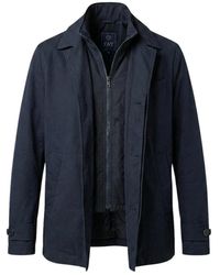 Fay - Trenchcoat Van Technische Poplin - Lyst