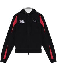 Balenciaga - Nba Collaboration Oversized Zip-Up Hoodie - Lyst