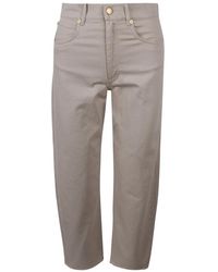 Max Mara - Stretch Bull Denim Broek - Lyst