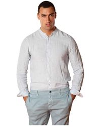 Mason's - Leinenhemd Porto Stil Eleganz - Lyst