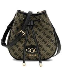 Guess - Samantha Mini Drwstrng Bucket - Lyst