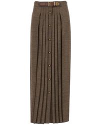 Etro - Midi Skirts - Lyst