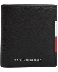 Tommy Hilfiger - Herren Leder Geldbörse Schwarz Herbst/Winter - Lyst