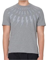 Neil Barrett - Stilvolle graue t-shirts und polos - Lyst
