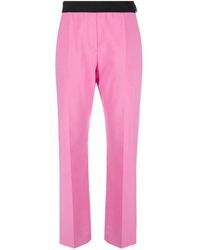 MSGM - Slim-Fit Trousers - Lyst