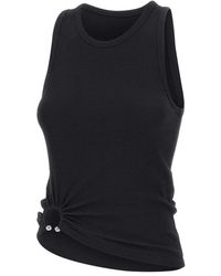 Rabanne - Asymmetrische Tanktop - Lyst