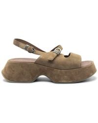 Vic Matié - Mini yoko sandale leder - Lyst