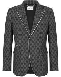 Philipp Plein - Miami Vice Fit Blazer Jacquard Monogram - Lyst