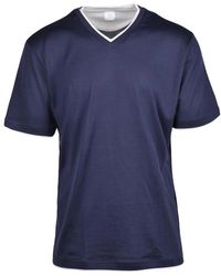 Eleventy - T-Shirt Met Ronde Hals - Lyst