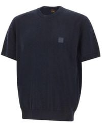 HUGO - Round-Neck Knitwear - Lyst