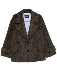 Dondup - Bruine Jas Marrone Aw25 - Lyst