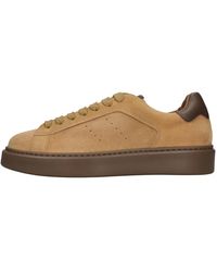Doucal's - Schoenen ,Geel ,Suède Sneakers Geel - Lyst