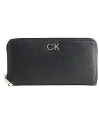 Calvin Klein - Re-Lock Slim Ritssluiting Portemonnee - Lyst
