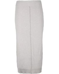 Panicale - Tube Knit Rok - Lyst