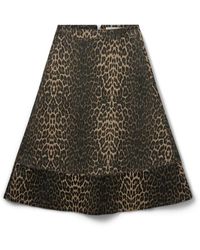 Sofie Schnoor - Leopardenmuster a-linie rock - Lyst
