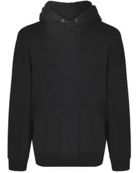 Lanvin - Hoodies & Sweatvesten ,Zwart ,Katoen Zwarte Sweater Hoodie - Lyst