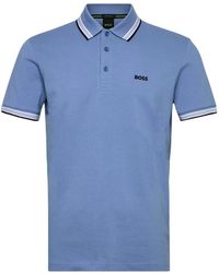 HUGO - Cotton Piqué Polo - Lyst
