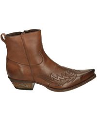 Sendra - Braune Leder-Herrenstiefel - Lyst