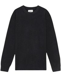 NN07 - Truien & Vesten ,Blauw ,Polyester Zwarte Crewneck Sweater Met Modedetails - Lyst