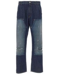 MM6 by Maison Margiela - Straight Fit Jeans - Lyst
