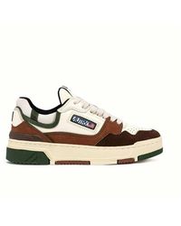 Autry - Sneakers aus leder mit wildledereinsätzen - Lyst