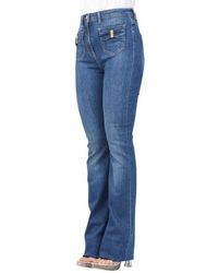 Elisabetta Franchi - Boot-Cut Jeans - Lyst