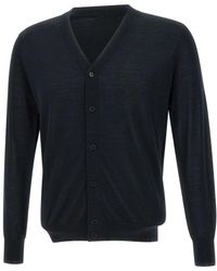 Kangra - Truien & Vesten ,Zwart ,Wol Wool Shaved Cardigan - Lyst