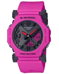 G-Shock - Resin Sportuhr Mit Chronograph Und Wasserbeständigkeit - Lyst