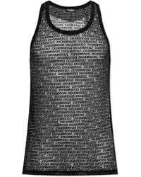 DSquared² - Sleeveless Vest - Lyst
