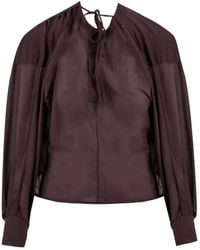 Attic And Barn - Overhemden ,Bruin ,Gipsofila Shirts Voor Vrouwen - Lyst