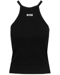 MSGM - Sleeveless Tops - Lyst