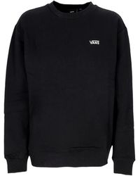 Vans - Zwarte Crewneck Sweatshirt Met V Stijl - Lyst