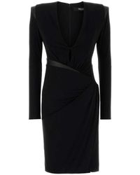 Versace - Kleedjes ,Zwart ,Midi Jurken - Lyst