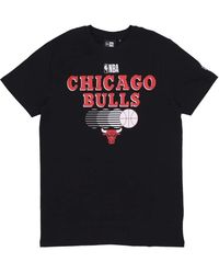 KTZ - Fitness ,Zwart ,Katoen Chicago Bulls Nba Grafisch Tee Zwart - Lyst