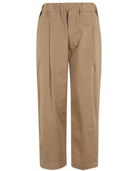 A PAPER KID - Grüne Gabardinehose Mit Taschen - Lyst
