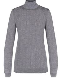 Elisabetta Franchi - Wollpullover Mit Mikro-Logo - Lyst