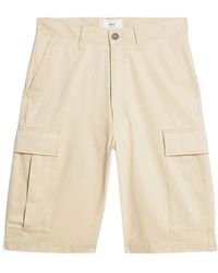 Ami Paris - Korte Broeken ,Katoen Katoenen Casual Cargo Shorts - Lyst