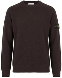 Stone Island - Round-Neck Knitwear - Lyst