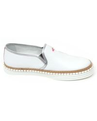 Hogan - Floral Slip-On Schuh - Lyst