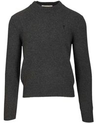 Ami Paris - Ami De Coeur Crewneck Sweater - Lyst