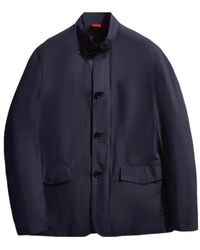 Fay - Urban jacket in tessuto tecnico blu - Lyst
