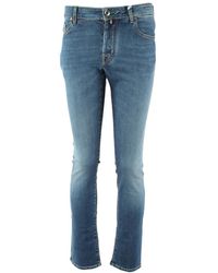 Jacob Cohen - Blaue jeans - nick slim fit - Lyst